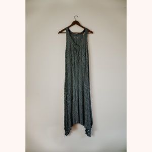 Geometric Print Maxi Dress